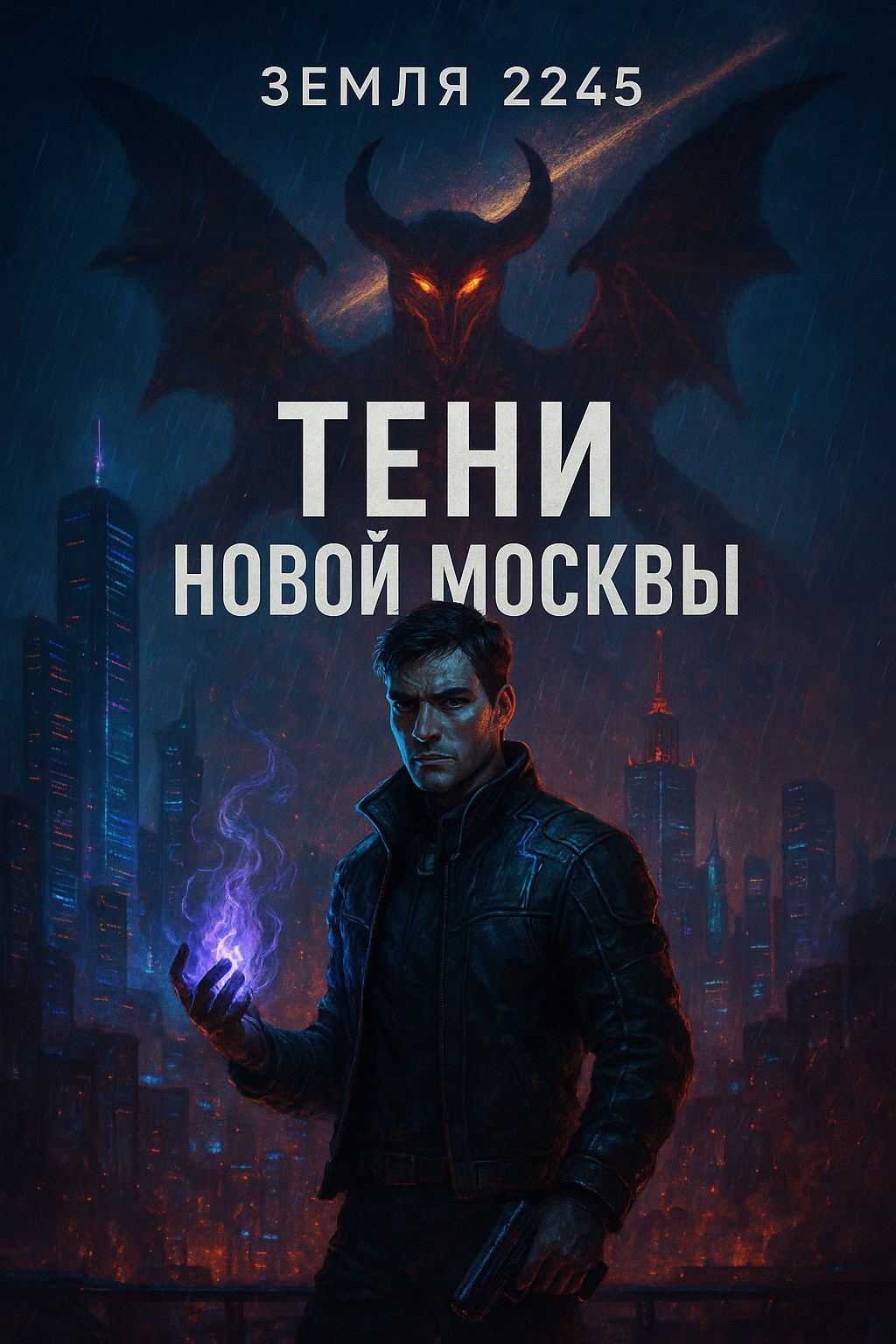 Обложка произведения Земля 2245. Тени Новой Москвы