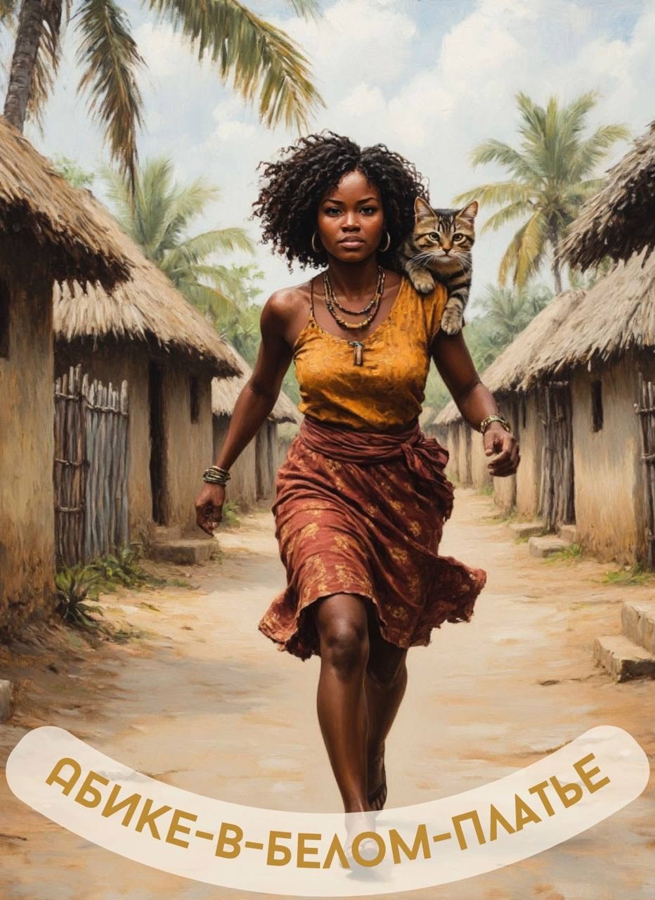Обложка произведения Абике-в-белом-платье