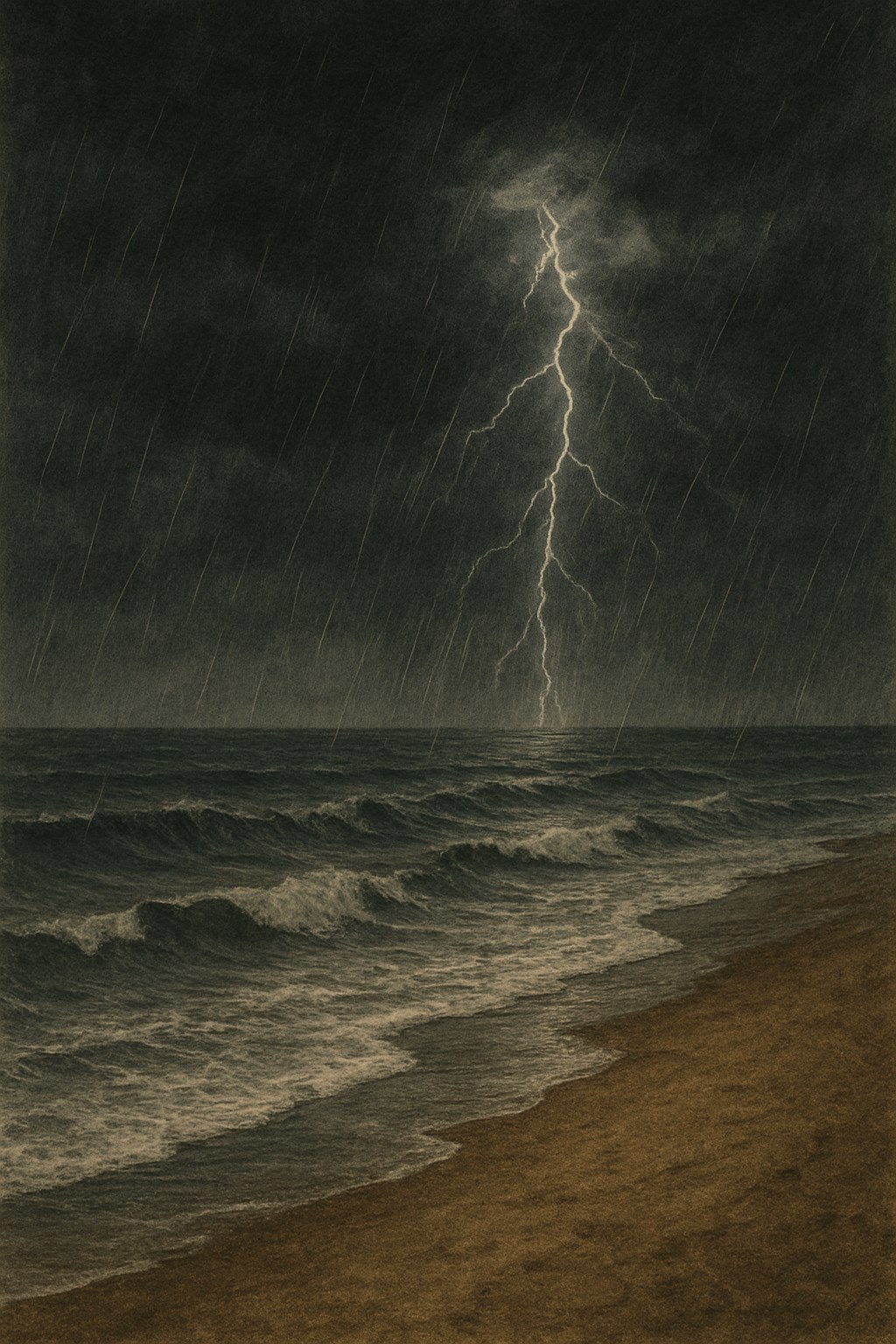 Обложка произведения Волны на берегу моря