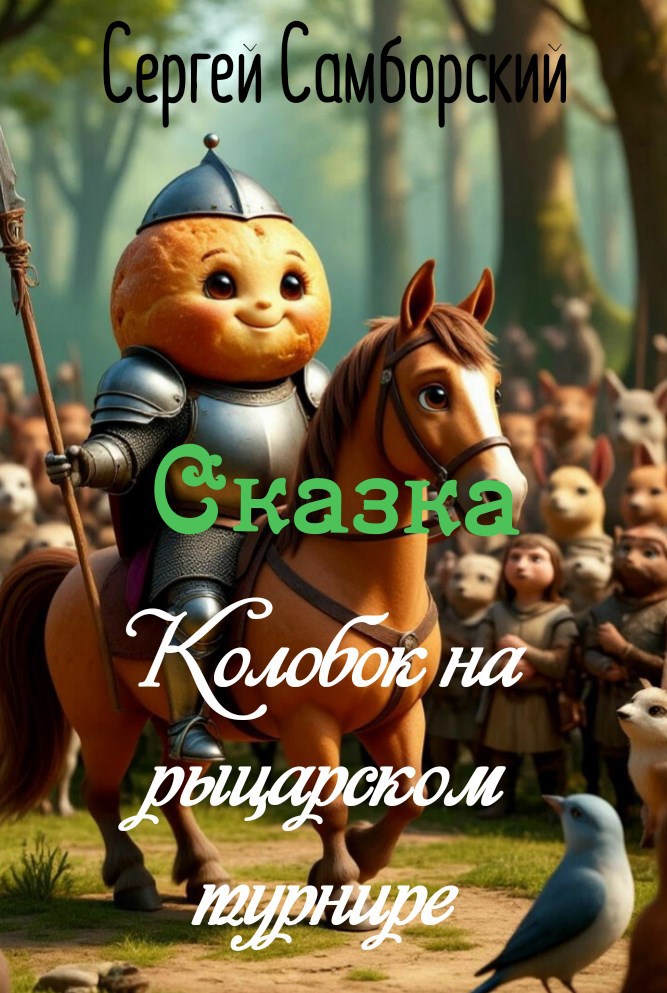 Обложка книги «Сказка "Колобок на рыцарском турнире"»