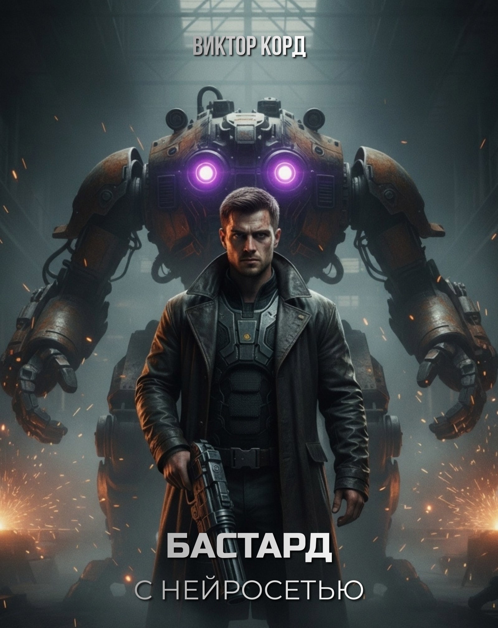 Обложка произведения Бастард с нейросетью: Код доступа