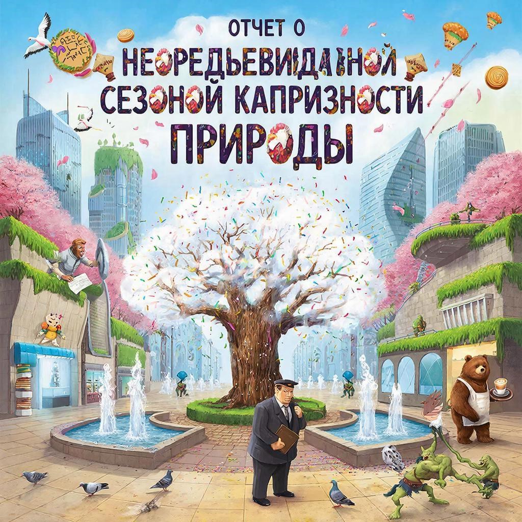 Обложка произведения Весна в Мегаполис-Сити