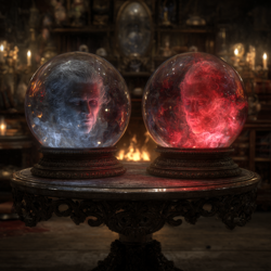 Серый и красный