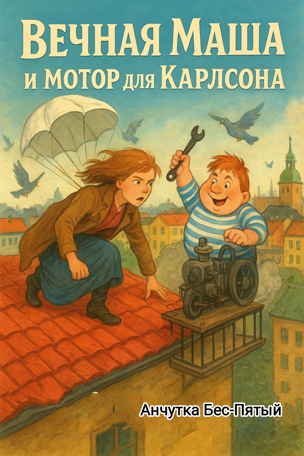 Обложка произведения Вечная Маша и мотор для Карлсона