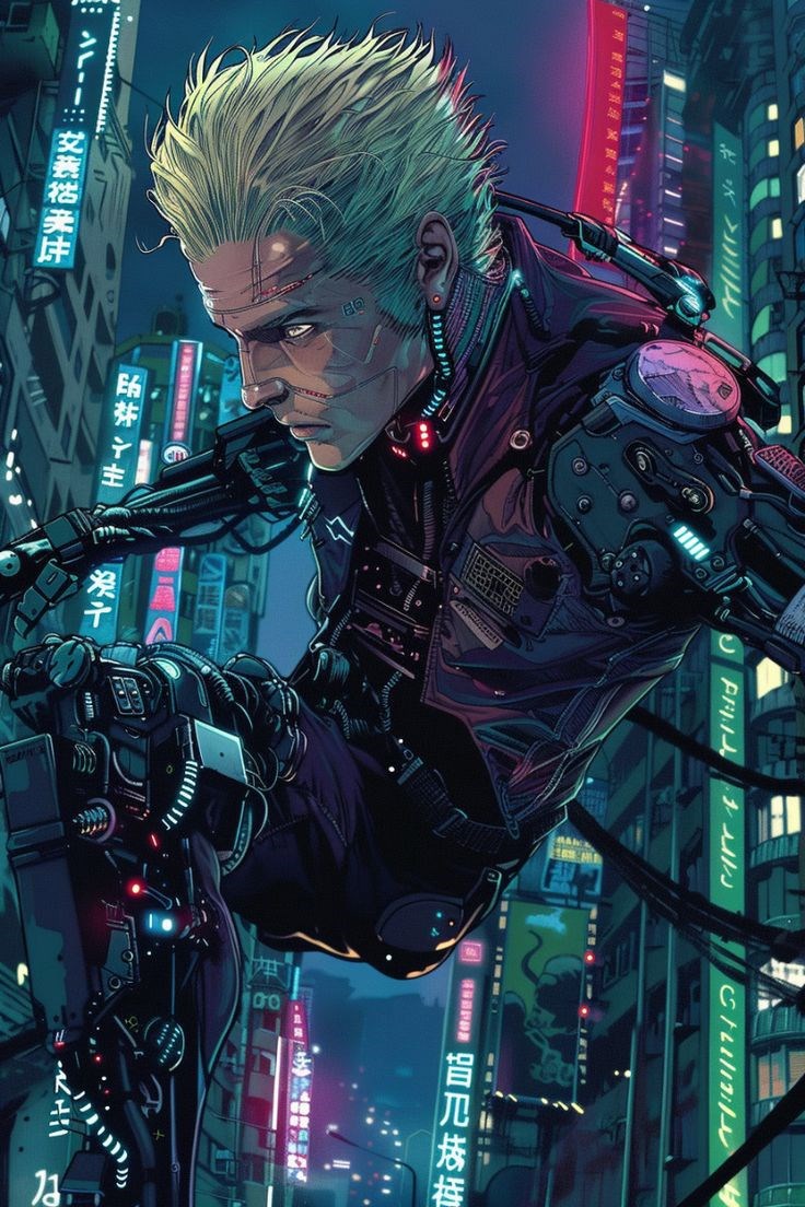 Обложка произведения Cyber Sunset