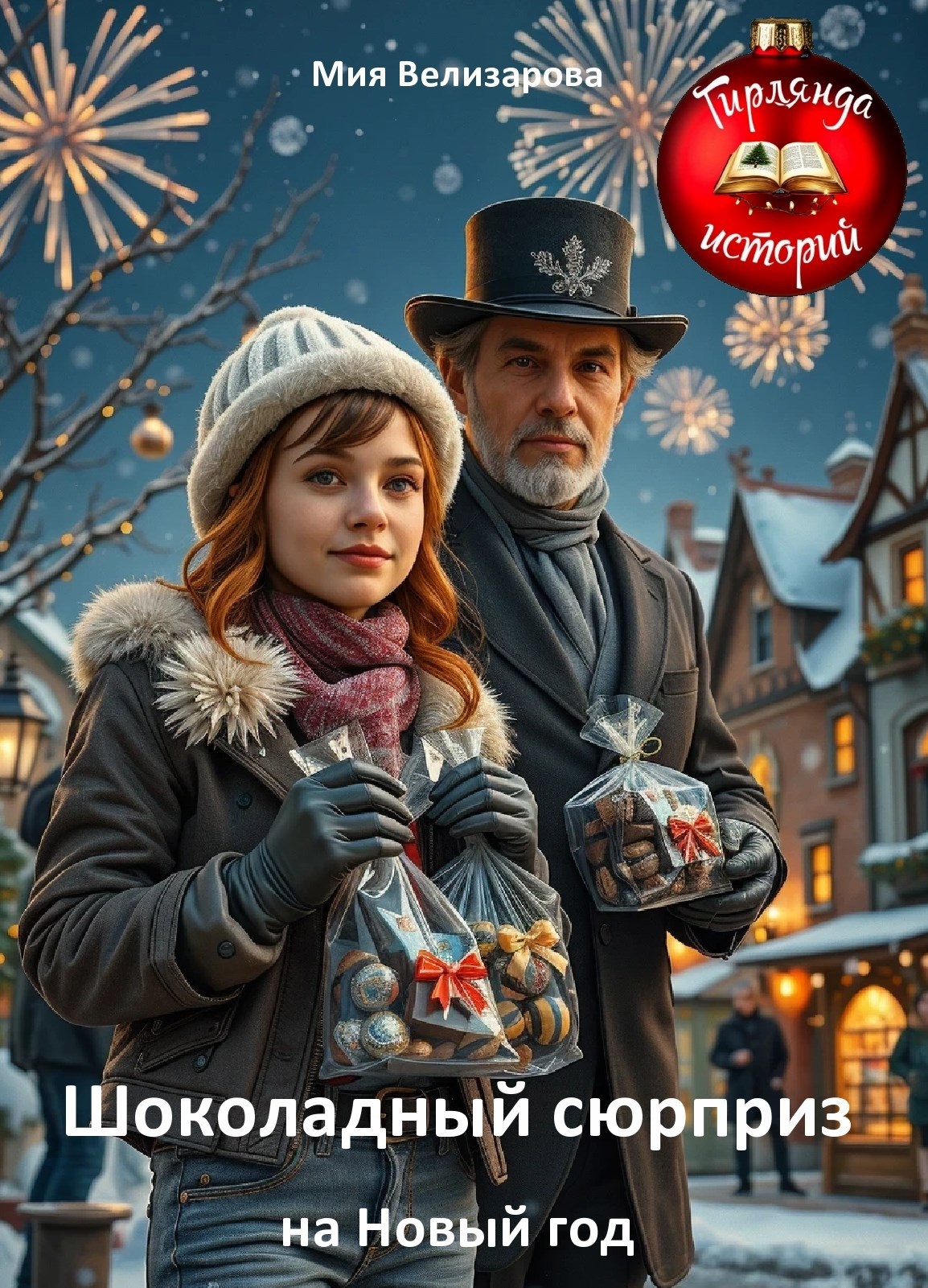 Обложка книги «Шоколадный сюрприз на Новый год»