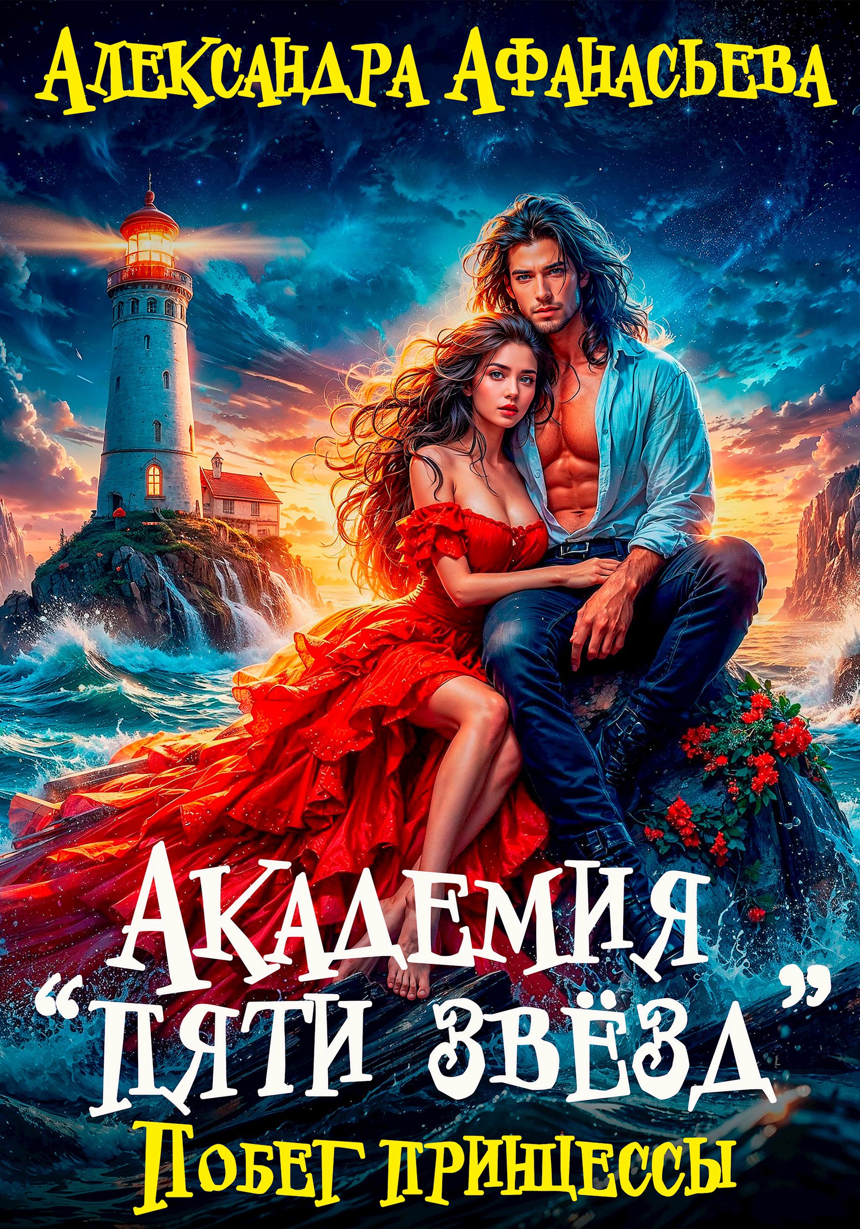 Обложка произведения Академия "Пяти звёзд". Побег принцессы