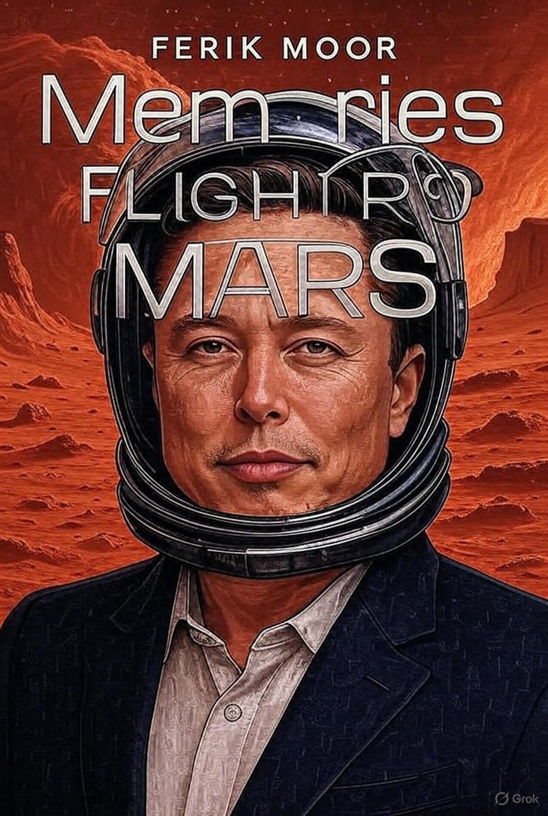 Обложка книги «Илон Маск.Воспоминание.Полет на Марс.»