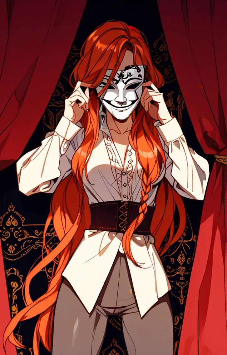 Обложка произведения Хельдин.Опасный лицедей.