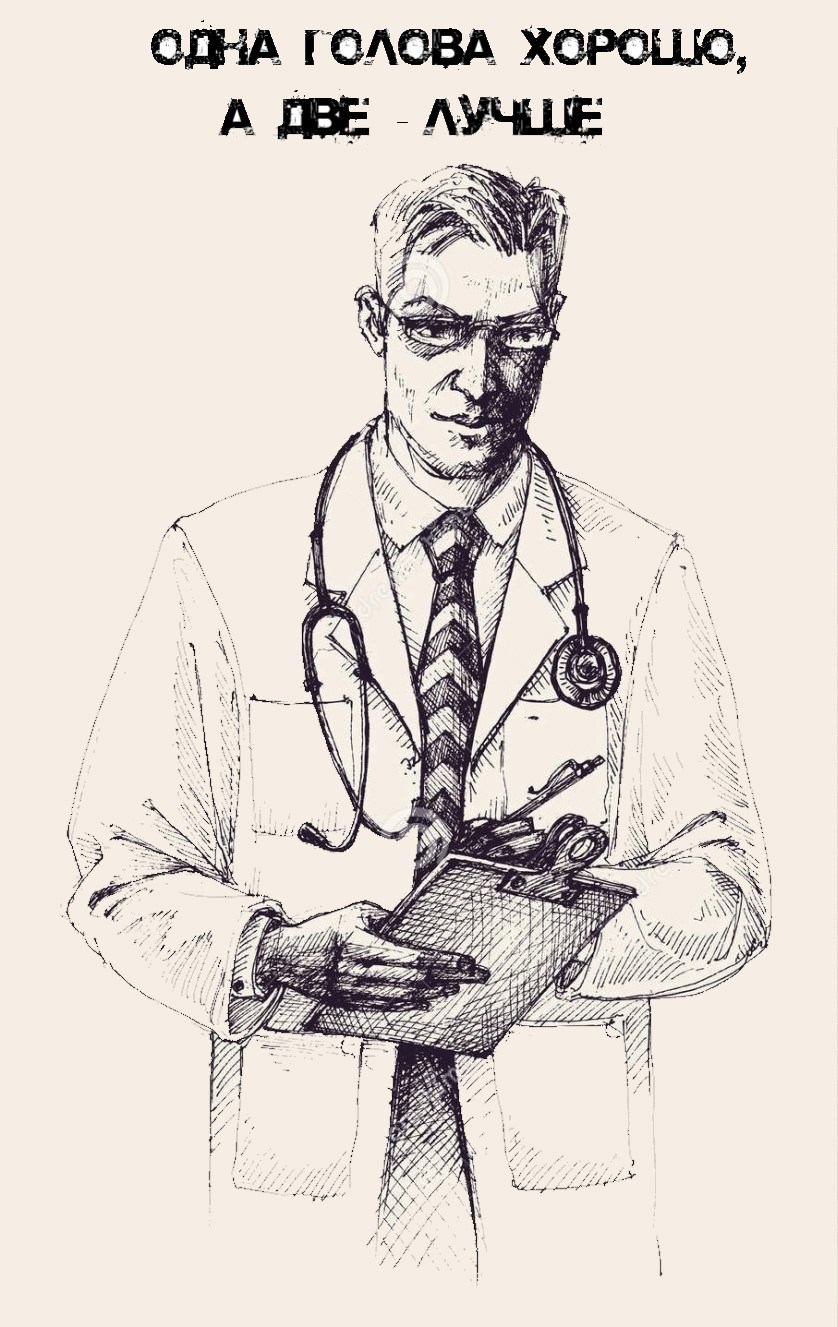 Обложка произведения Одна голова хорошо, а две - лучше