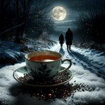 Обложка произведения Зимний пейзаж в кружке чая