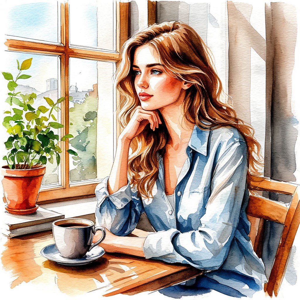 Обложка произведения Ей снежинка на волосы с неба упала