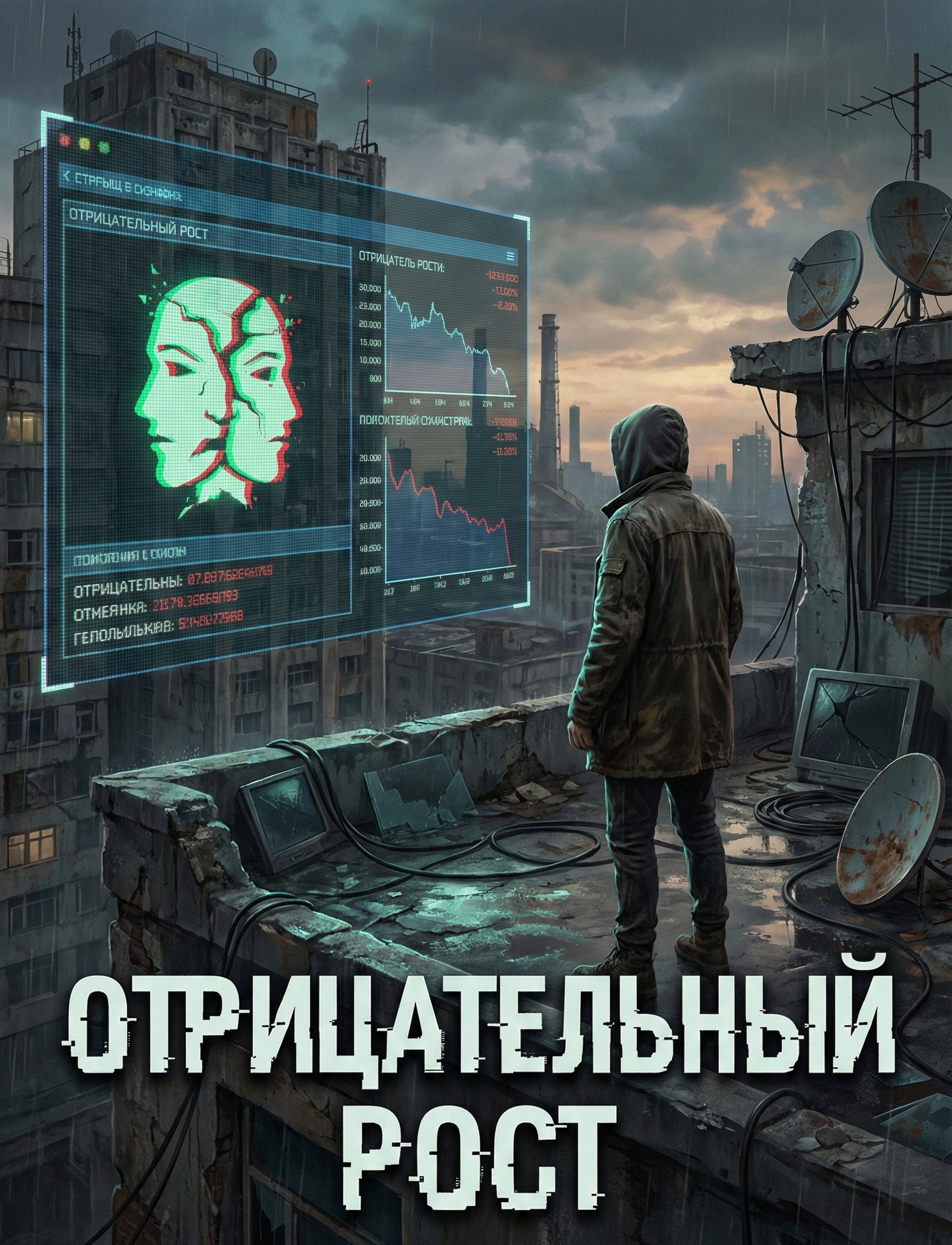 Обложка книги «Отрицательный рост»