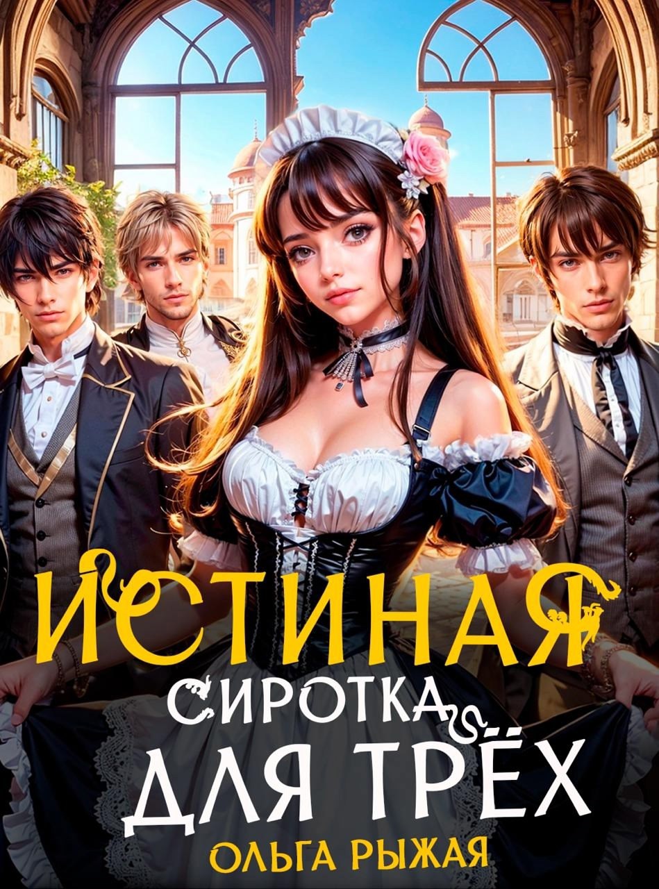 Обложка книги «Истинная сиротка для трех»