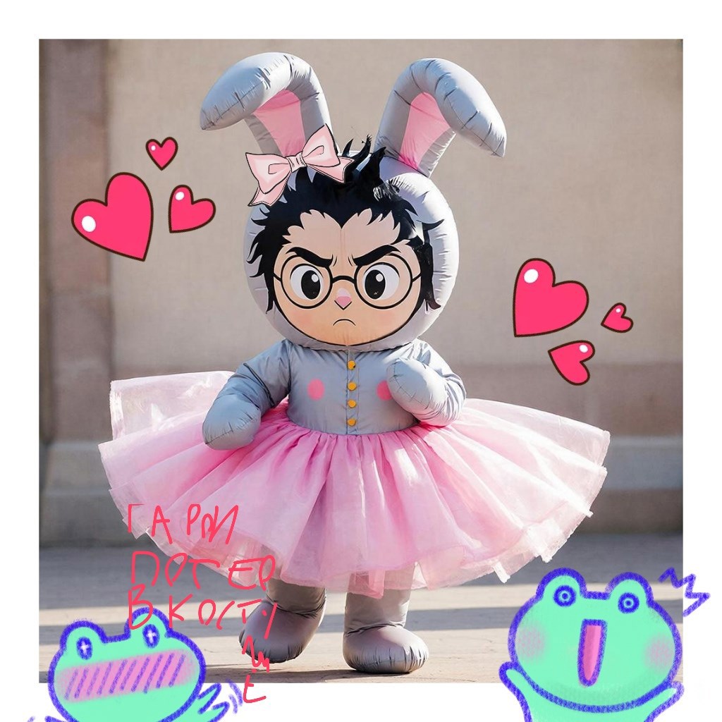 Обложка книги «Гарри Поттер в костюме»