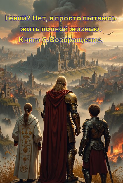 Обложка произведения Гений? Нет, я просто пытаюсь жить полной жизнью. Книга 6. Возвращение.