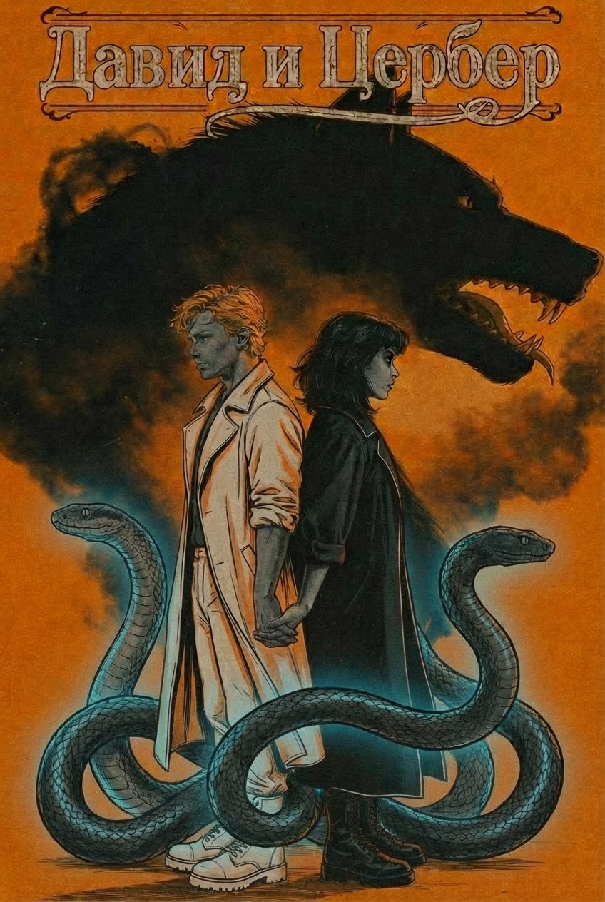 Обложка произведения Давид и Цербер