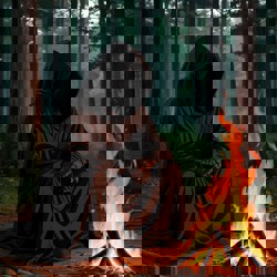 Исцелитель у костра