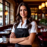 Обложка произведения Официантка (из цикла «О женщинах»)