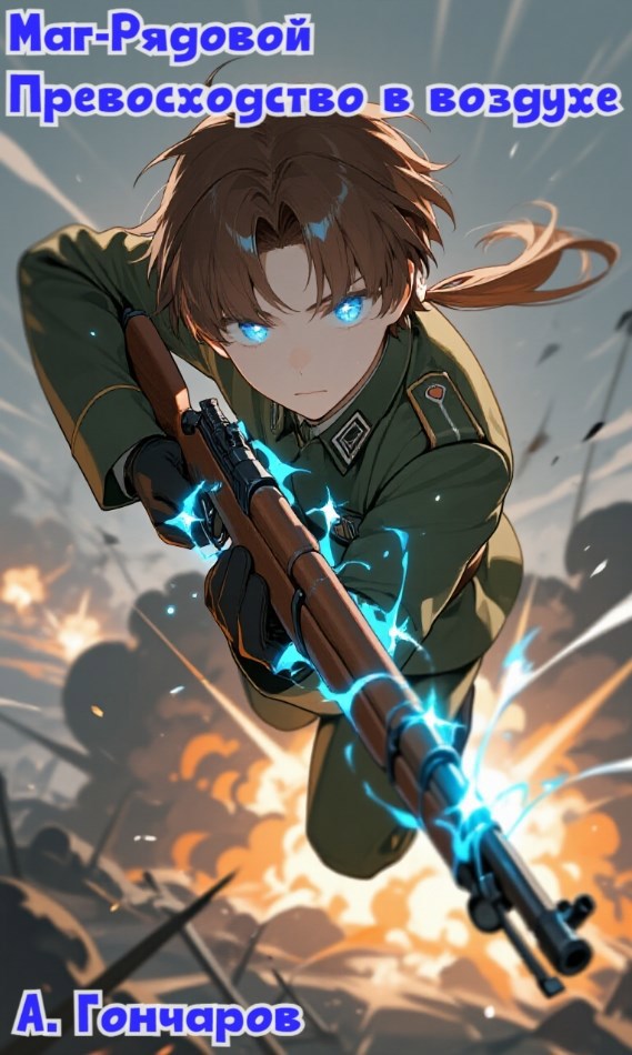 Обложка произведения Маг-Рядовой. Превосходство в воздухе
