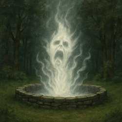 в круге металось пламя