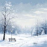 Обложка произведения (С)нежные стихи