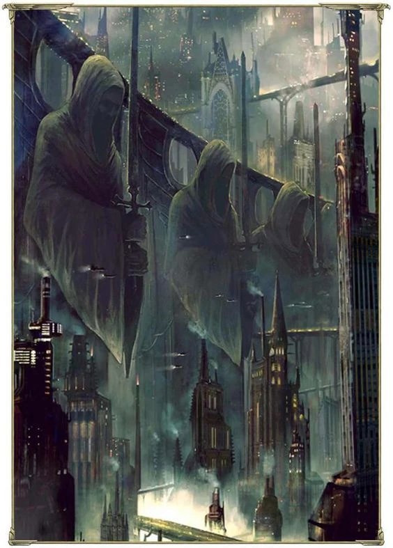 Обложка книги «ДнД в мире Вархаммер 40000 или как стать планетарным губернатором.»