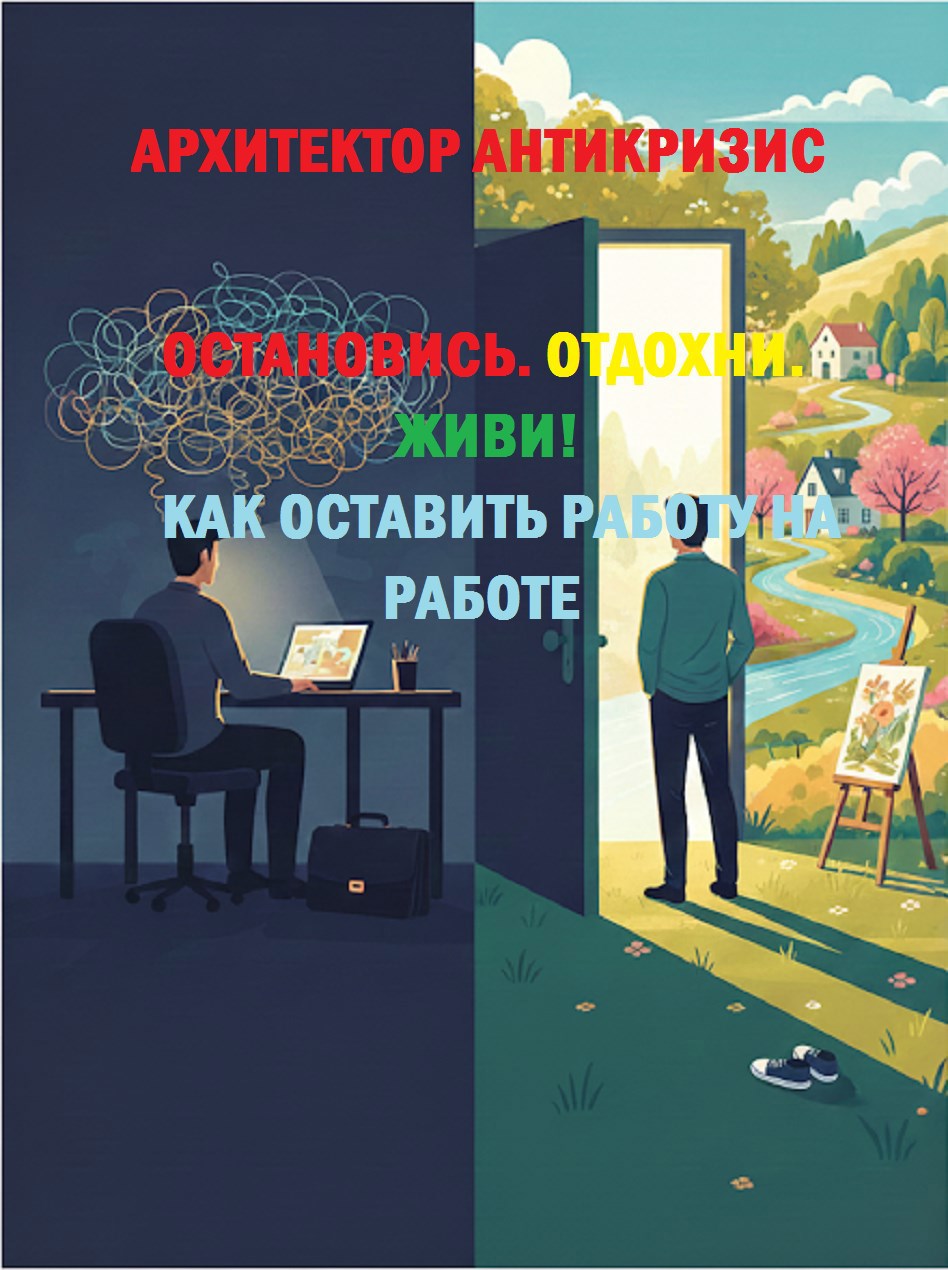 Обложка книги «Остановись. Отдохни. Живи! Как оставить работу на работе»