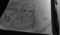 Первый скетч Дианы