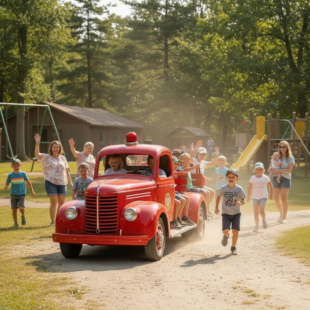 Обложка произведения Арина Браги Как бабушка превратилась в пожарную машину