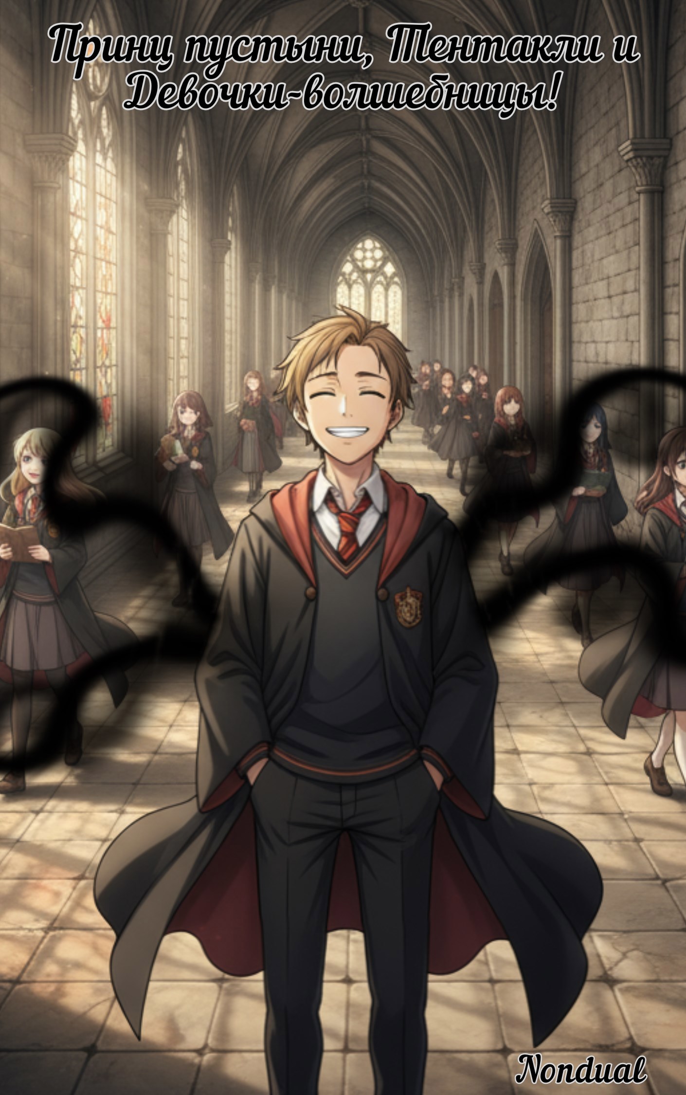 Обложка произведения Принц пустыни, Тентакли и Девочки-волшебницы!