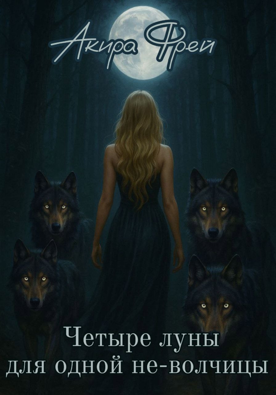 Обложка книги «Четыре луны для одной не-волчицы»