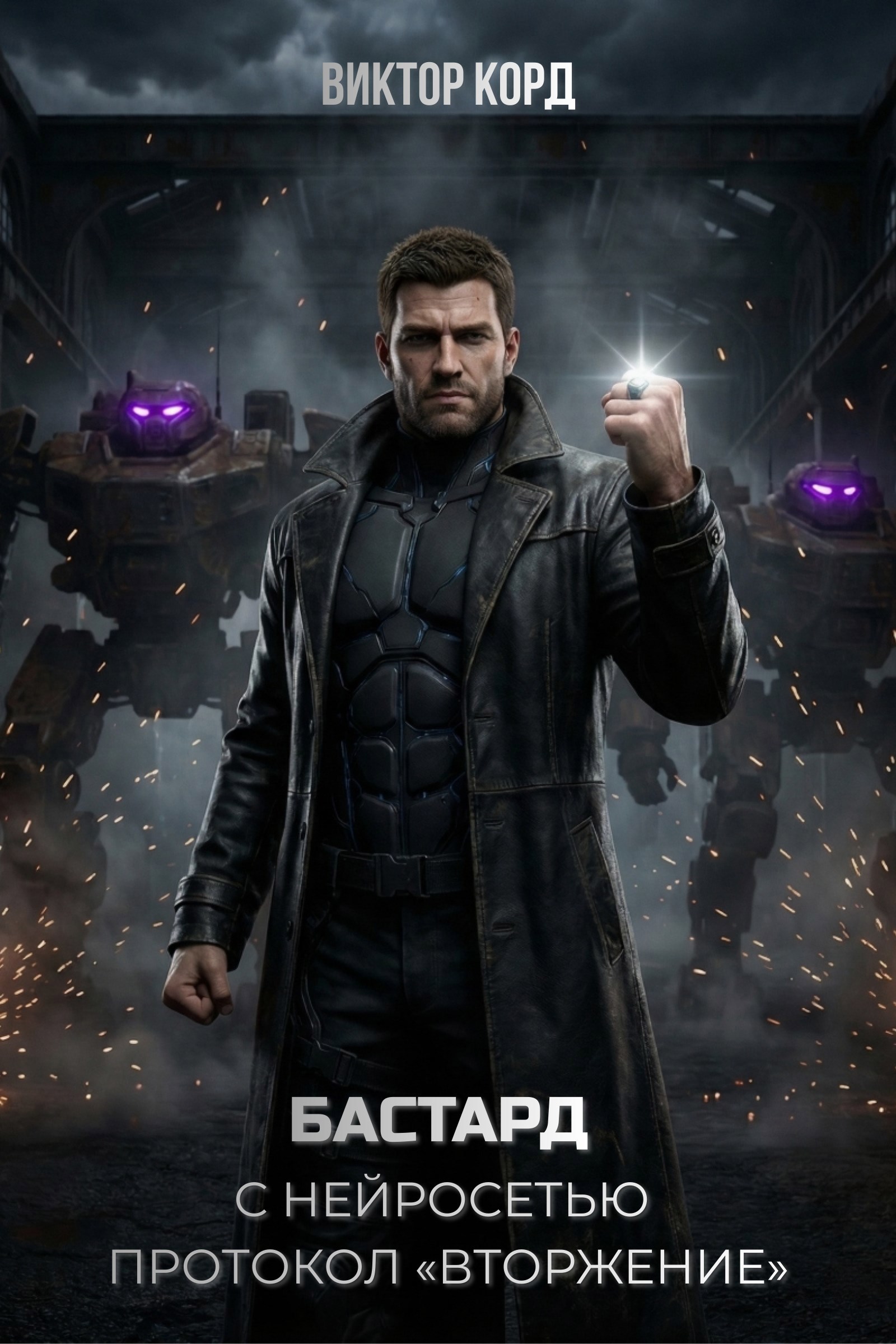 Обложка произведения Бастард с нейросетью: Протокол «Вторжение». Том 2