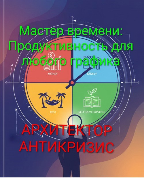 Обложка книги «Мастер Времени: Продуктивность для любого графика»