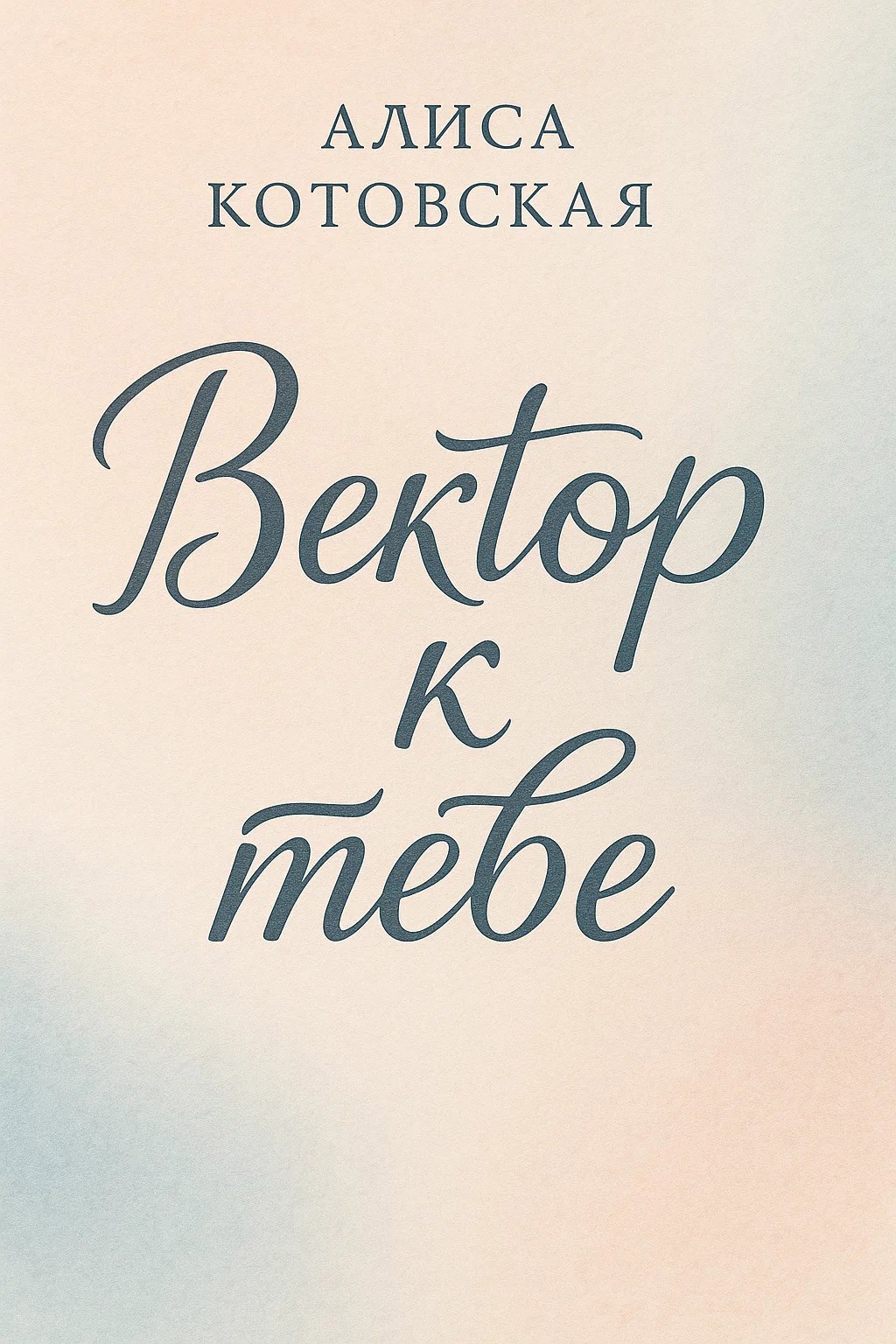 Обложка книги «Вектор к тебе»