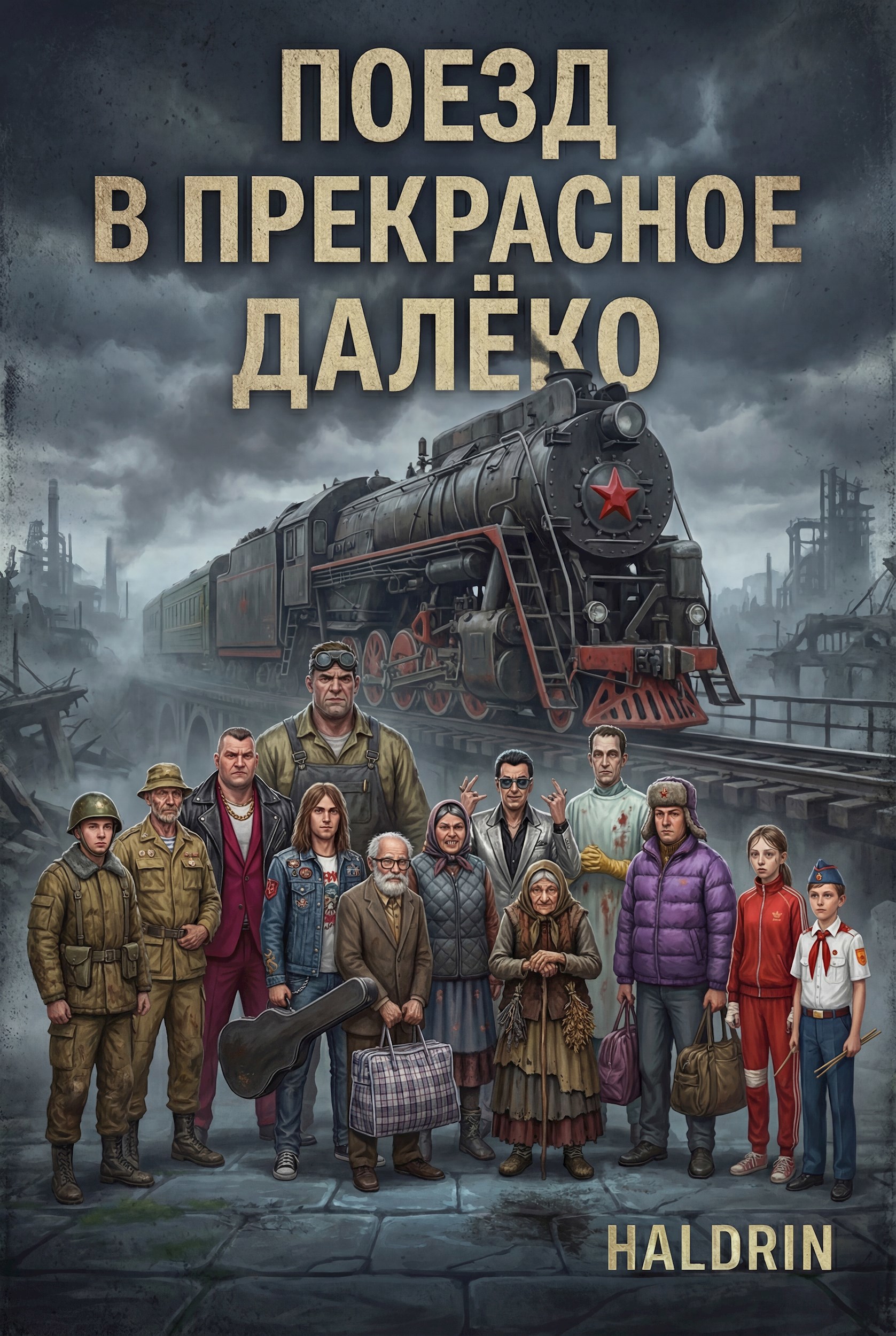 Обложка книги «Поезд в Прекрасное Далёко»