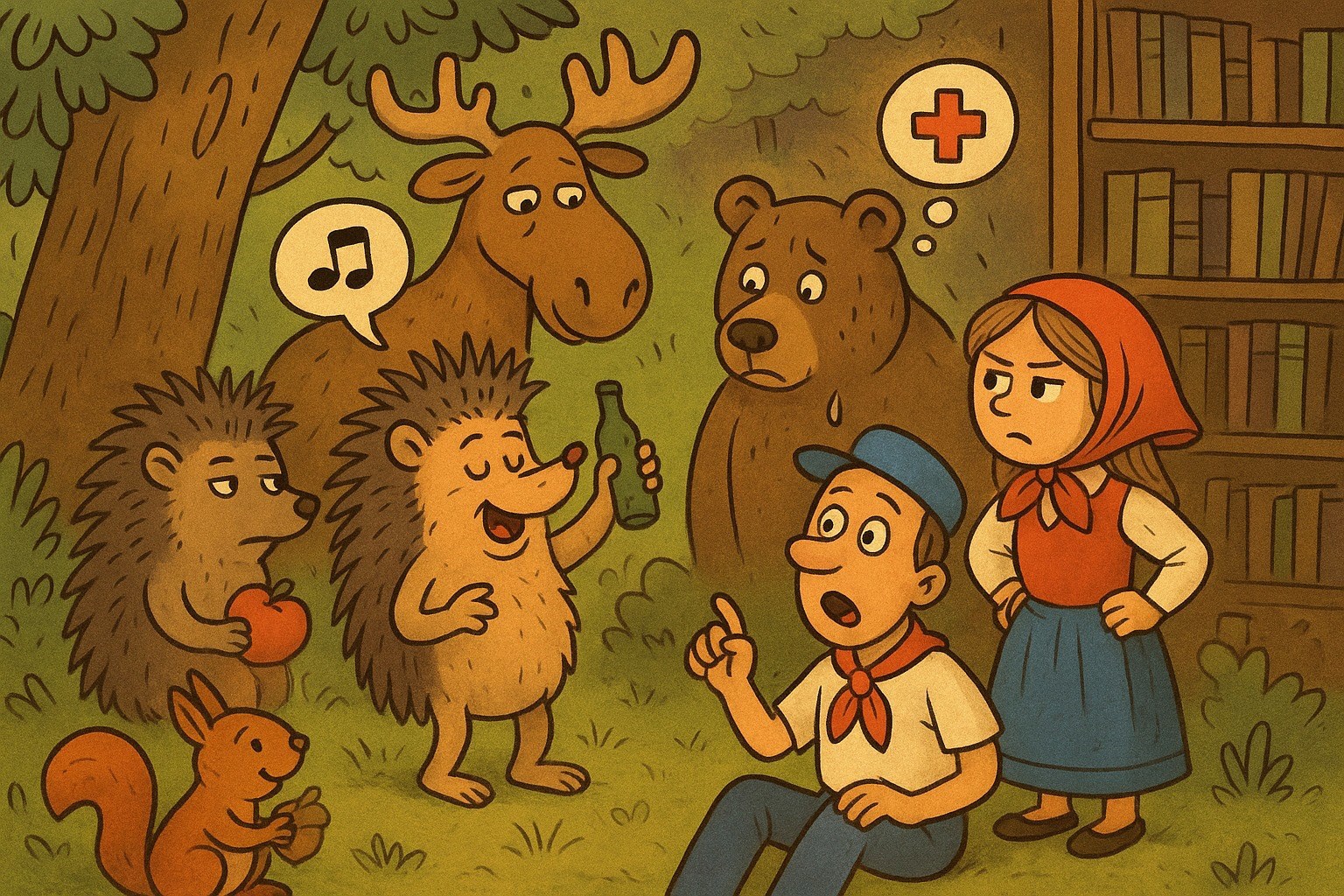 Обложка произведения Про пьяного ёжика и не только