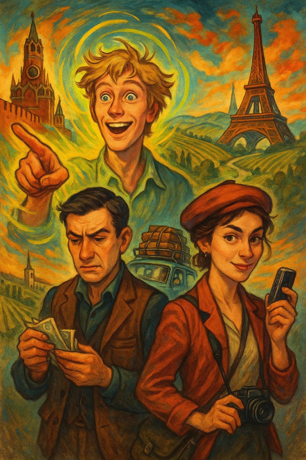 Обложка произведения Трио в бегах, не считая долгов