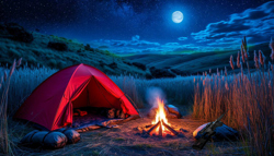 Лагерь охотников