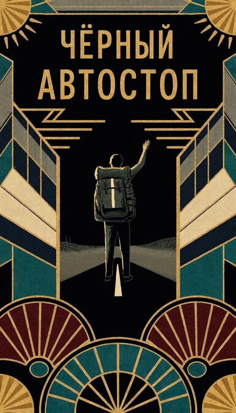 Обложка произведения Черный автостоп