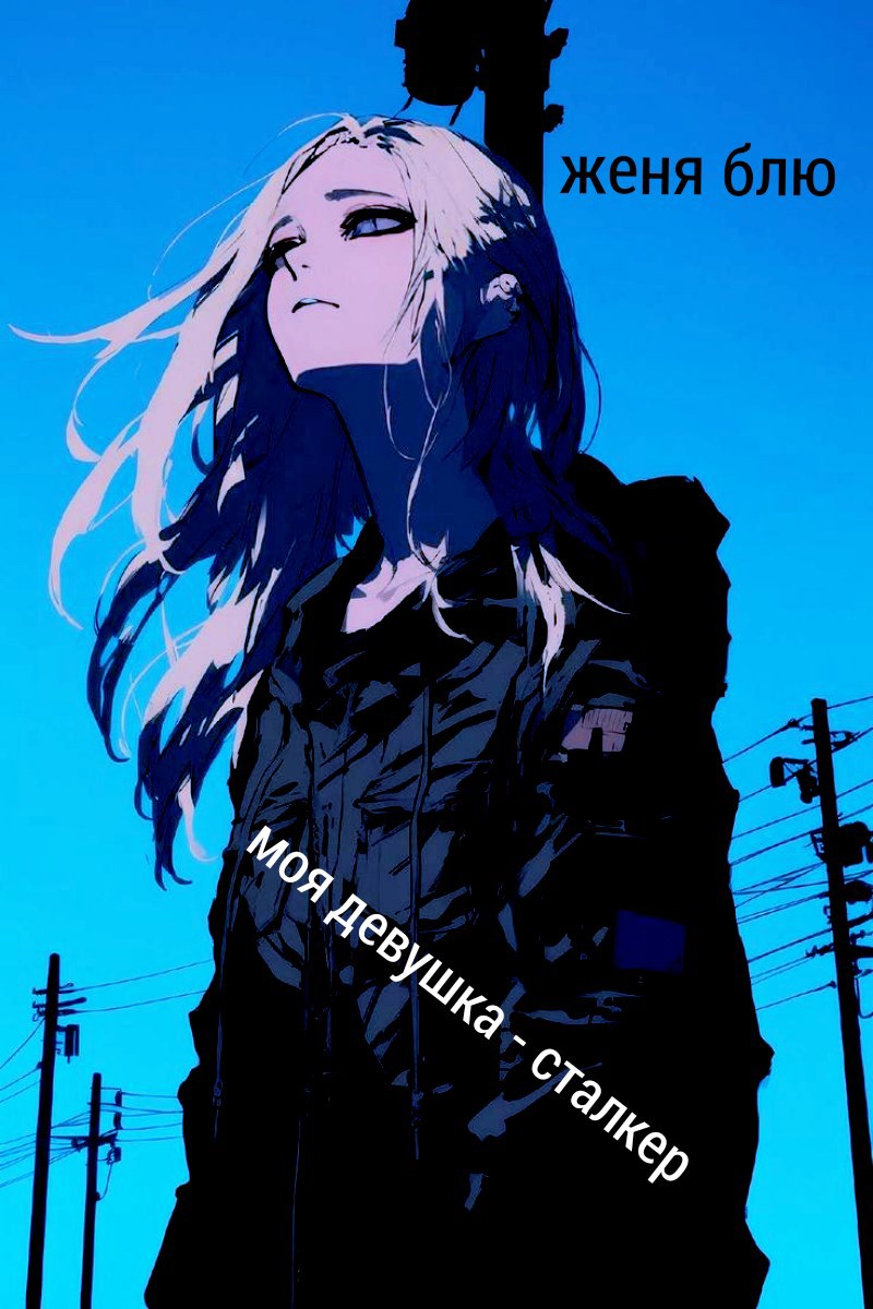 Обложка произведения моя девушка - сталкер