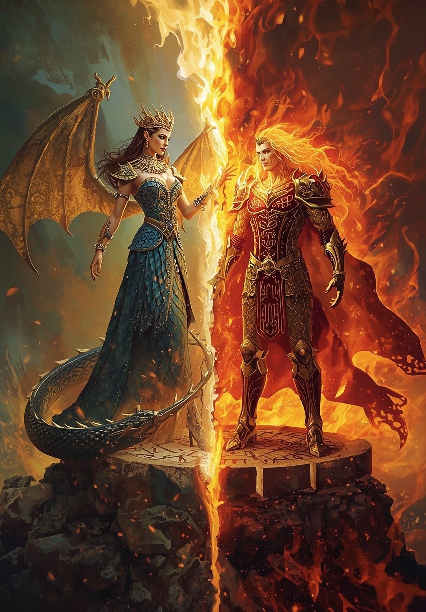 Обложка произведения Печать и пламя