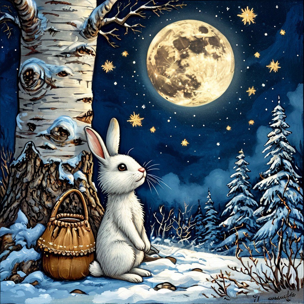 Обложка произведения Заяц Мороз. Где живёт Новый год?