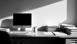 Рабочее место Кейси в...