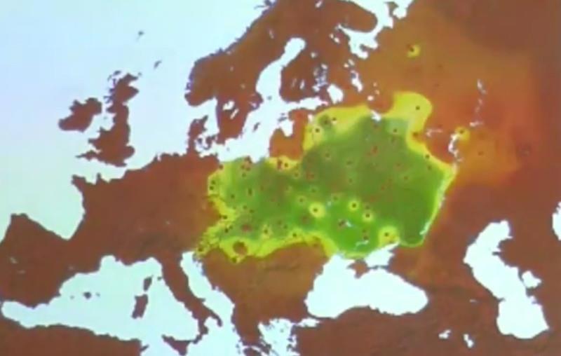 R1a1 распространение