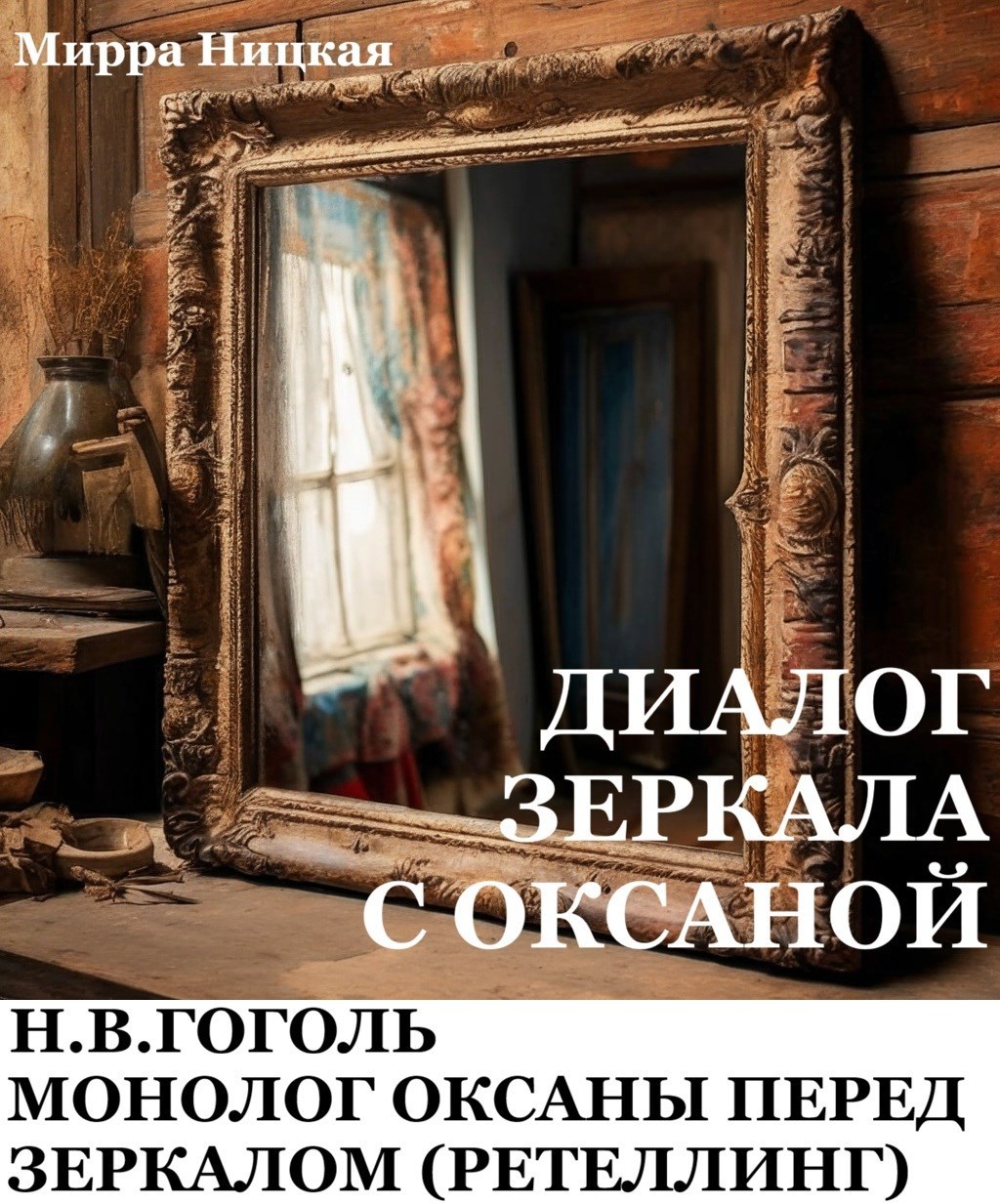 Обложка произведения Монолог Оксаны перед зеркалом или диалог зеркала с Оксаной