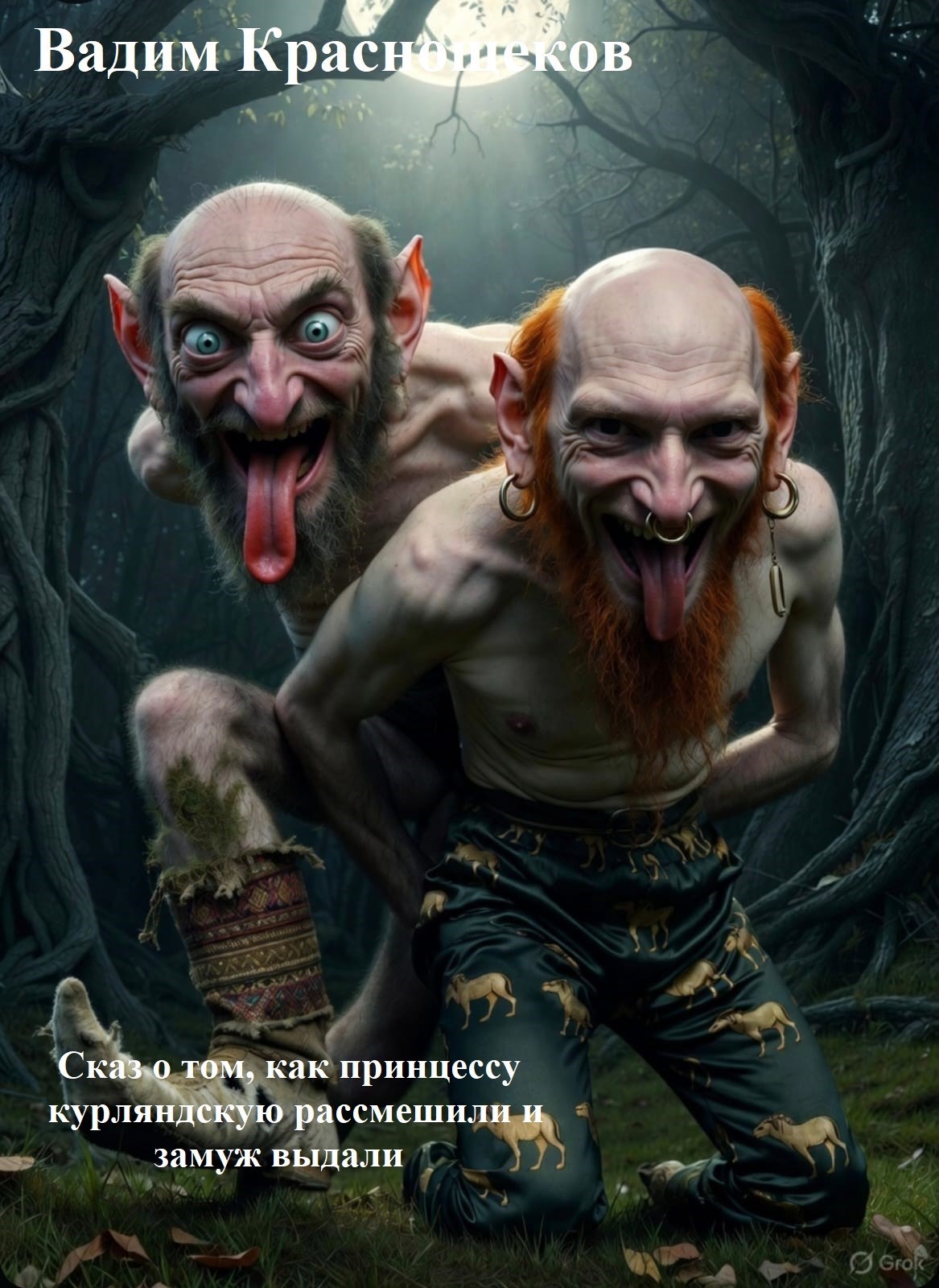 Обложка произведения Сказ о том, как принцессу курляндскую рассмешили и замуж выдали.