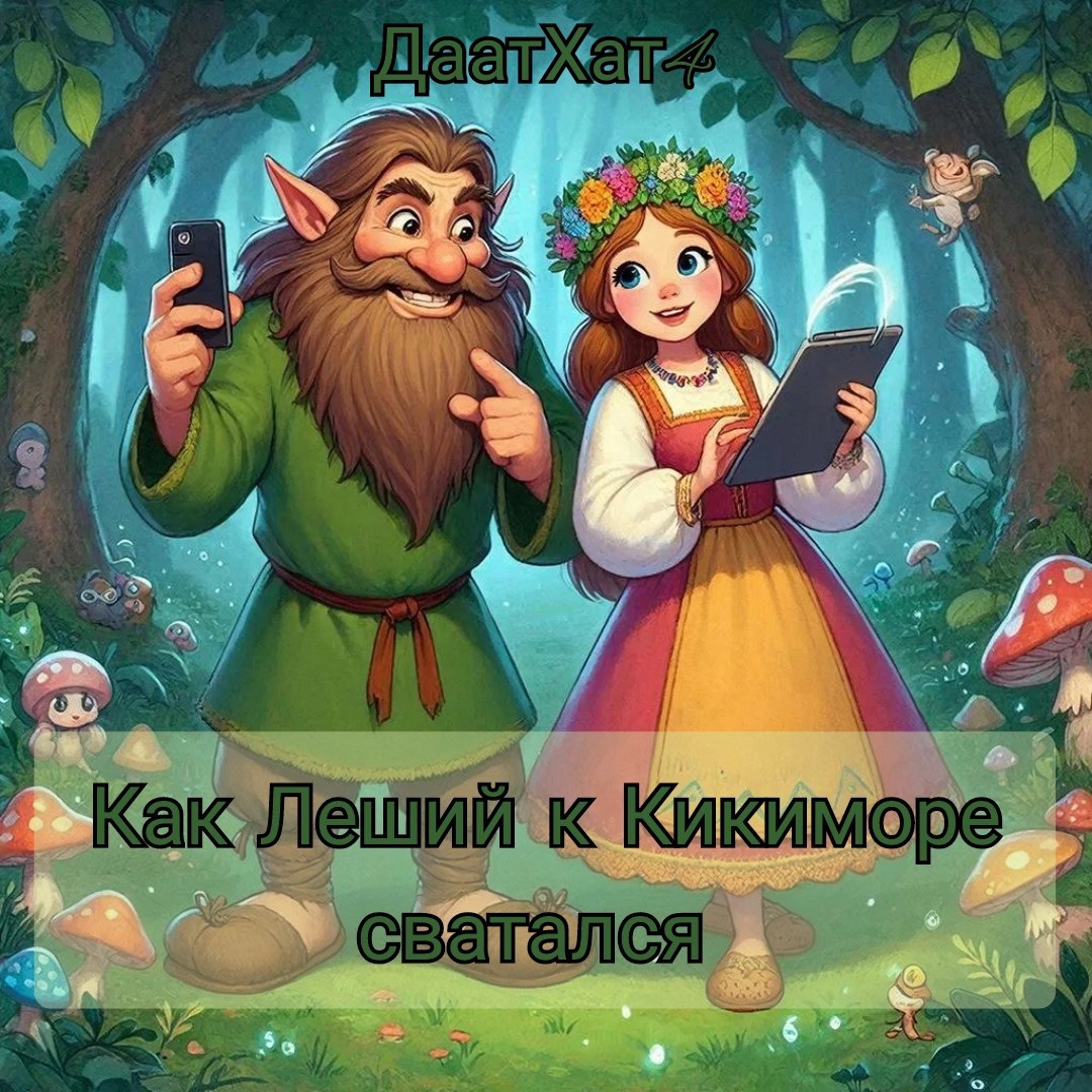 Обложка произведения Как Леший к Кикиморе сватался