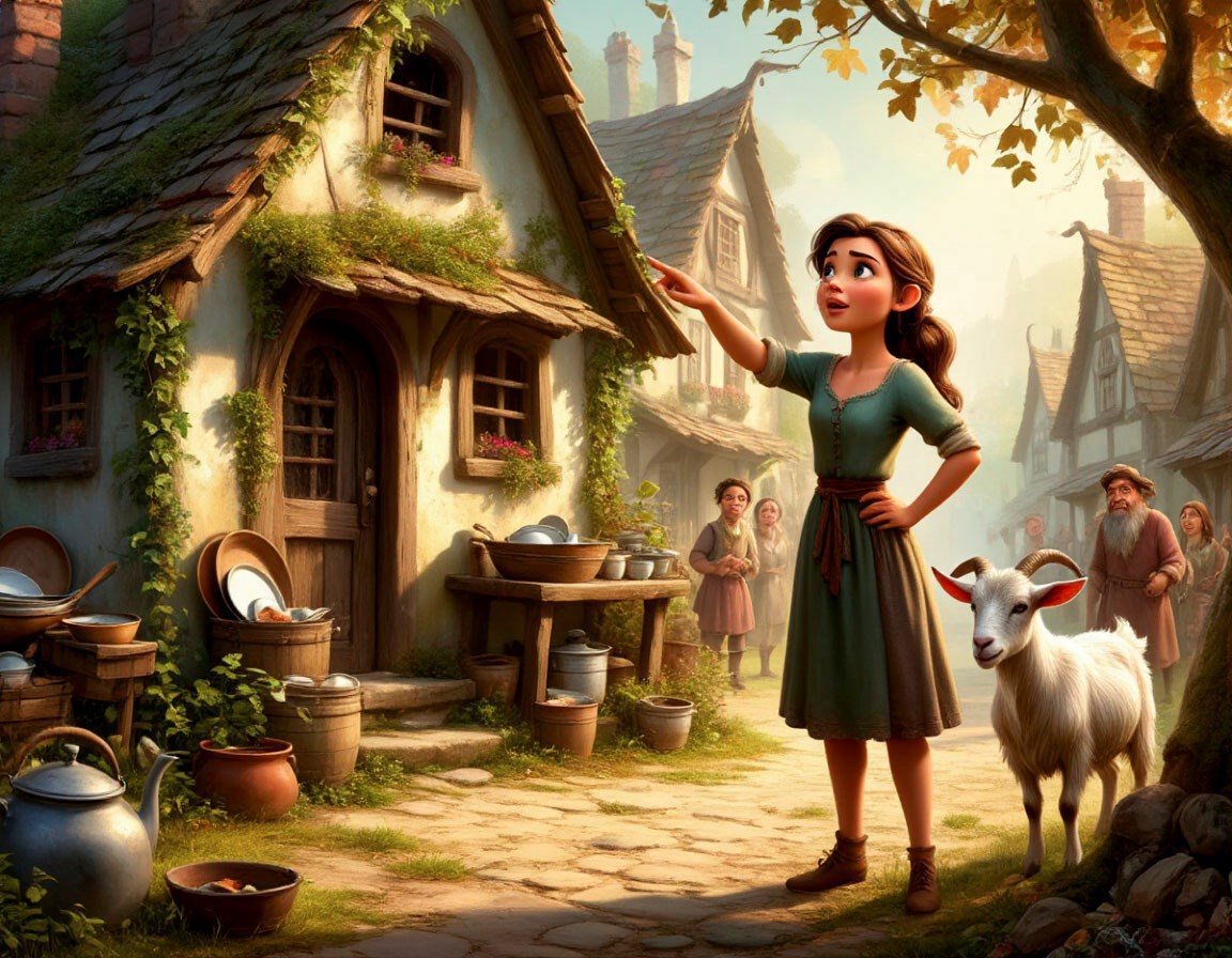 Обложка произведения Притча о девушке, которая любила давать советы