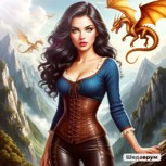 Обложка произведения Волчья суть, или Невеста дракона.